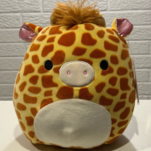 Squishmallows Yellow and Brown Giraffe Plush - Picture 1 of 4